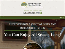 Tablet Screenshot of jeffspremierlandscaping.com